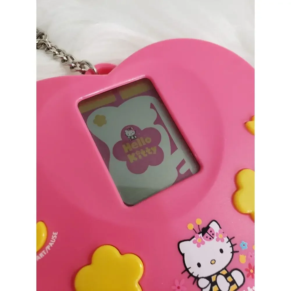 Vintage 2003 Sanrio Hello Kitty Electronic Pinball Game Heart Shape Tested Works